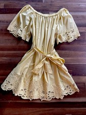 Ralph Lauren Yellow Dress With Lace Details 6
