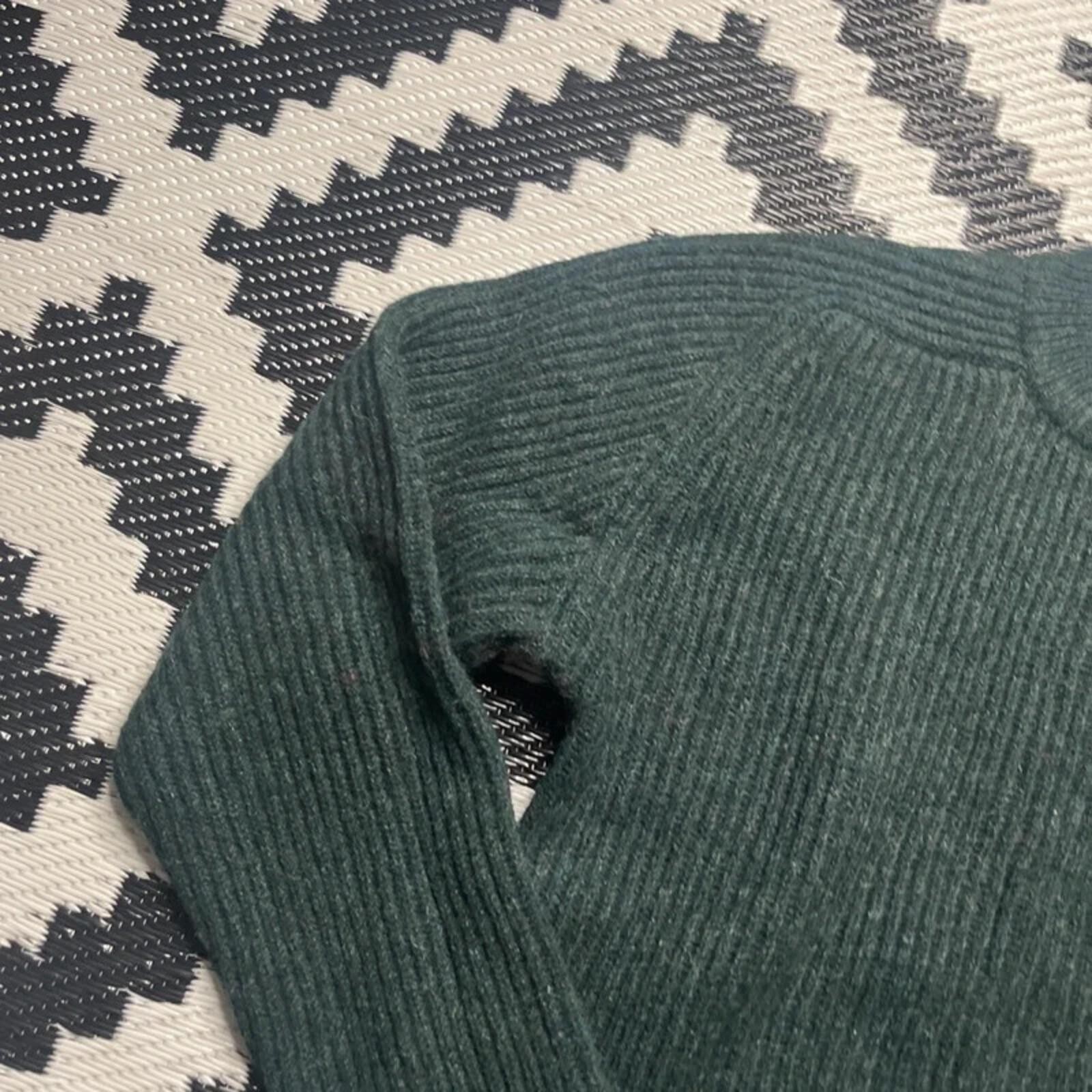 Vintage Ferndale Men’s Made In England Green Fisherman’s Knit | XL image 2