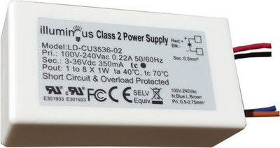 350mA Constant Current 1-8W DC LED Driver UL approved