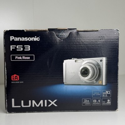 Panasonic Lumix DMC-FS3 Pink Compact Digital Camera TESTED