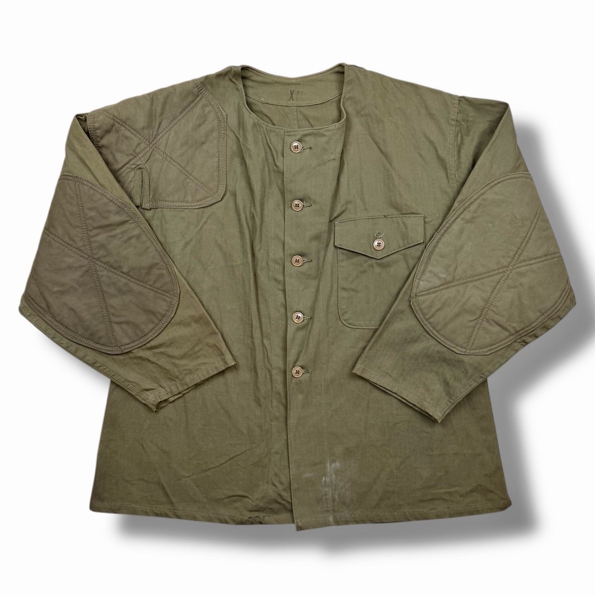 Vintage 40s WW2 USMC US Army Marine Corps HBT Shooting Jacket Coat