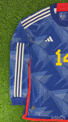 Brand New! Junya Ito Japan 2022 Player Issue Long Sleeve Jersey