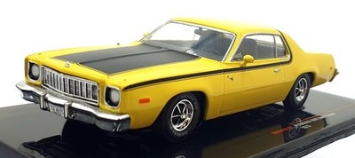 Ixo Models Maßstab 1:43 CLC541N.22 - 1975 Plymouth Fury Road Runner - gelb/schwarz