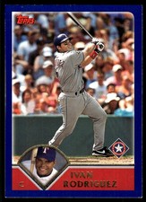 Ivan Rodriguez 2003 Topps Opening Day #82 Rangers MLB READ FREE SHIPPING