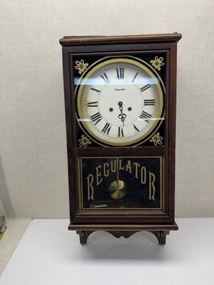 Ethan Allen Regulator Wall Clock 28  German Movement WUERSCH Untested