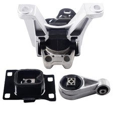 3PCS Engine Motor Mount and Transmission Mount Set Compatible with Ford Focus...