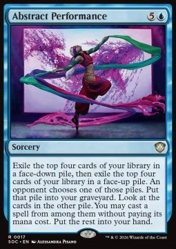 Magic/MTG Abstract Performance SOC-17 Rare Deutsch Neu