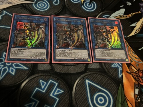 Yugioh 3x Xtra Hero Infernal Devicer Ultra Rare 1st Edition