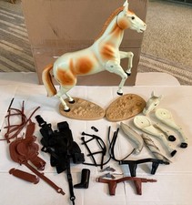 Vintage 1973 Gabriel Marx Lone Ranger Tonto's Horse Scout w/ Extras