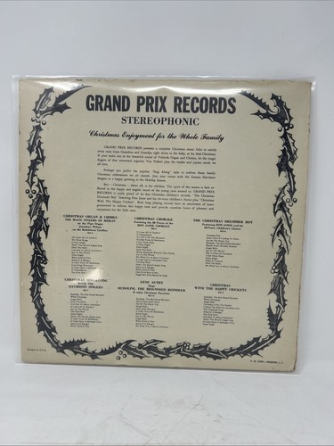 Vintage COVER ONLY The Original Gene Autry Sings Rudolph Red Nosed Reindeer VTG - Imagen 4 de 4