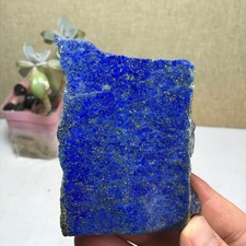 85mm Natural Lapis lazuli slice Crystal gemstone Polish/rough Specimen126g A2814