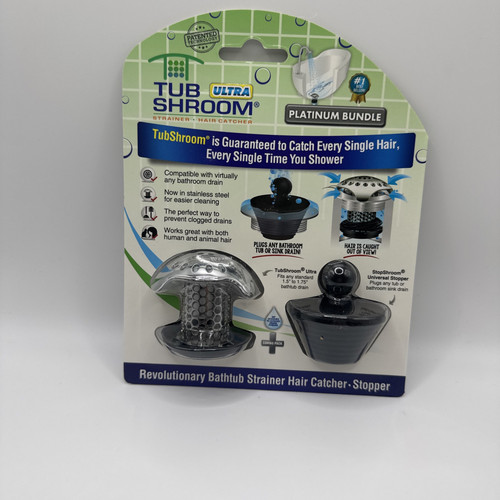 Badewanne Shroom Ultra Platinum Bundle Revolutionäres Badewannensieb & Haarfänger - Bild 1 von 2