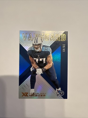 2018 Panini XR - Vanguard Taylor Lewan #V10 Blue /49