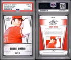 2018 Leaf Draft Shohei Ohtani RC Draft Silver #DS-01 Mint Ohtani PSA 9!!