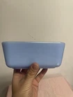 Vintage Pyrex Canada Delphite Blue Refrigerator Dish 502-B EXCEPTIONAL CONDITION