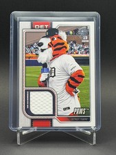 2026 Topps Series 1 Celebration Paws Mascot Jersey Relic SP Tigers #MAS-PAW