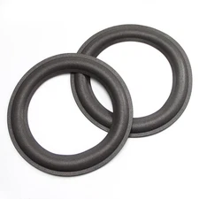 2Pcs 6.5inch Foam Speaker Edge Subwoofer Surround Rings Edge Replacement Kit