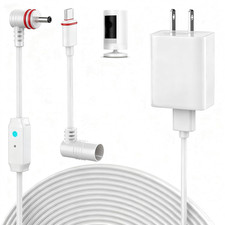 25FT Power Cord and Adapter Compatible with Ring Spotlight Cam Pro Battery , Sti