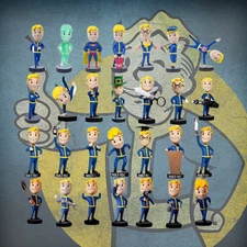Fallout Bobbleheads Handmade Collectible