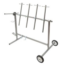 Car Door Painting Rack Heavy Duty Automotive Holder with Brake Wheels