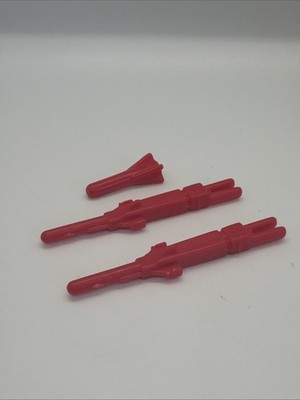 M.A.S.K. action figure parts lot Kenner Meteor 2 Missiles and stun bomb mask
