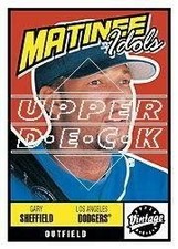 2001 Upper Deck Vintage Matinee Idols #M16 Gary Sheffield Card