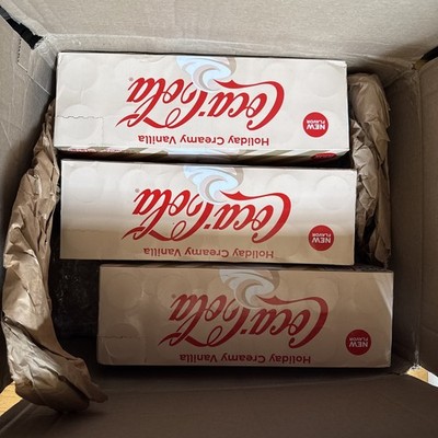 Coca-Cola Holiday Creamy Vanilla Soda 12pack Cans Limited Edition 3 available