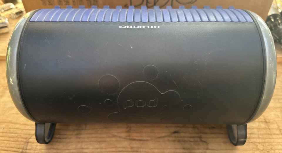 Atlantic Pod CD DVD Almacenamiento Rolodex - Púrpura/Negro, Diseño Bennet & Chow Foto 3 de 4