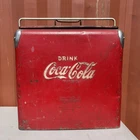 Vintage Original Coca Cola Metal Cooler Acton MFG Co. 1950 - 1960's