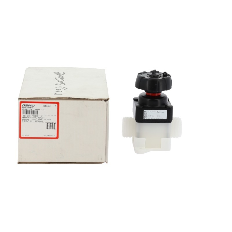 Gemu Membranventil manuell 617-15D-720540-M ps 6.0Bar Open Box (B662)