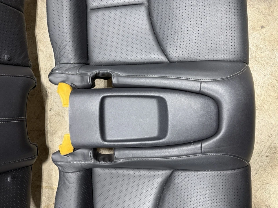2009-2015 INFINITI G37 Q60 CONVERTIBLE REAR BACK SEATS SEAT BLACK OEM - Image 4 of 4