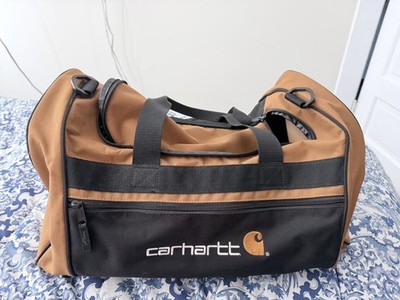 Carhartt Canvas Packable Duffel - Travel Carry Bag, Brown ECU