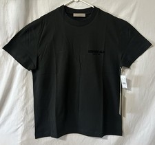 Fear of God ESSENTIALS Jet Black Short Sleeve Heavy T-Shirt Size XL