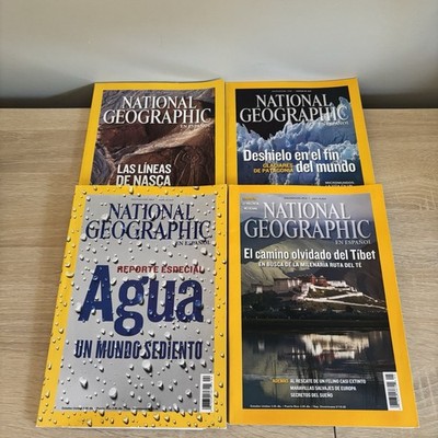 National Geographic Magazines En Español, Febrero, Marzo, Abril, Mayo De 2010