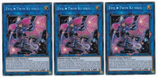 3x Evil Twin Ki-Sikil - (BLCR-EN096 - 1st Ed - Secret Rare) - NM - Yugioh