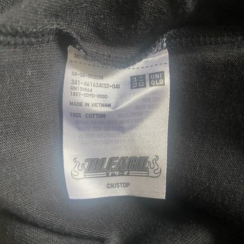 Camiseta Uniqlo x BLEACH UT Archive Para Hombres Pequeña Anime Ichigo Kurosaki Manga RARA - Imagen 8 de 10