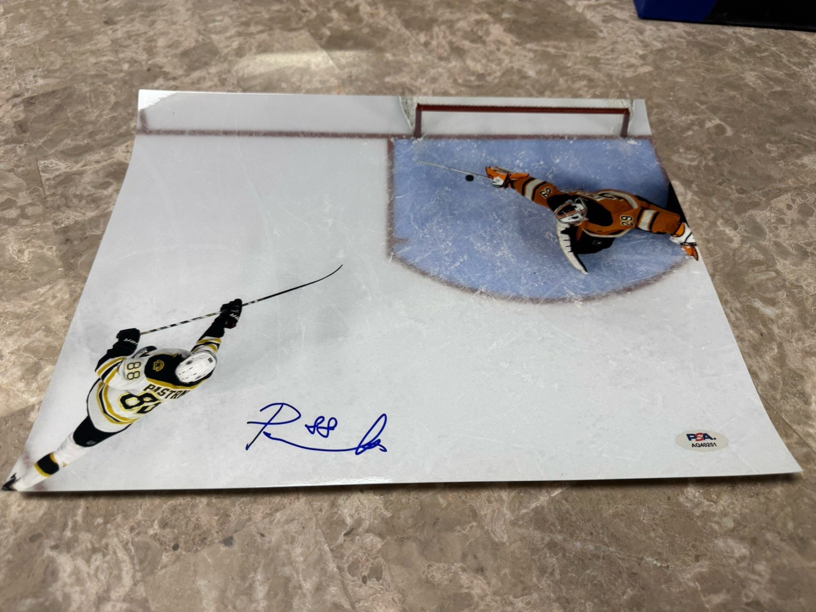 David Pastrnak Autographed Signed Boston Bruins 11x14 Photo 