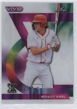 2024 Leaf Vivid White Lava /6 Brady Ebel #70 uk5