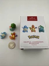 Hallmark Keepsake 2025 Squirtle Charmander Bulbasaur Pokemon MINIATURE Ornament