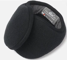 180s Mens Artic Eco Fleece Behind-The-Head Collapsible Ear Warmers Earmuff NEW!