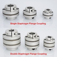 1pcs 6~15mm Stepped Single Membrane Diaphragm Flange Coupling Coupler LK3-C44 #r