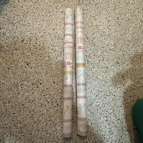 Vinyl Wallcovering Floral Pre-Pasted Fashion 60Sq Ft 2 rolls