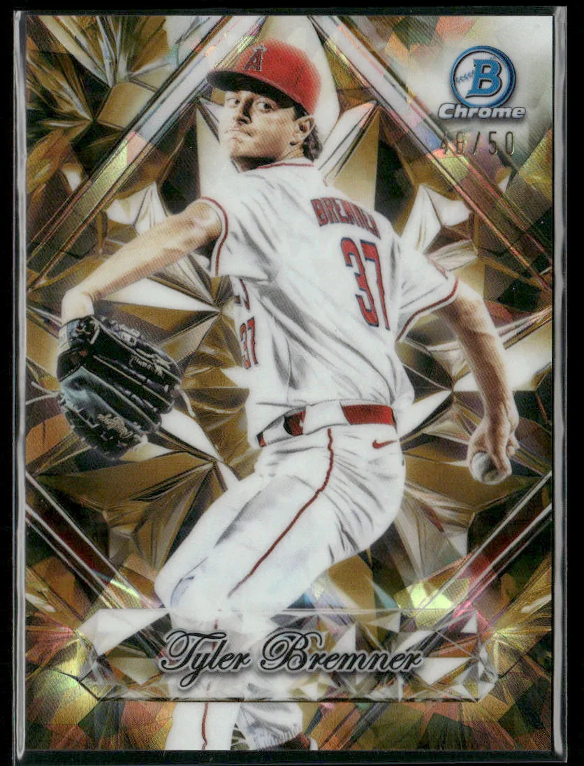 2025 Bowman Draft Sapphire Selections Tyler Bremner #SS-4 Gold Refractor 46/50