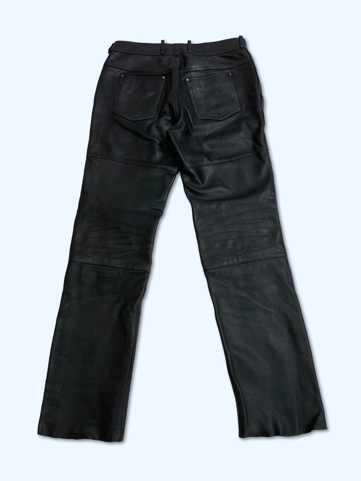 CLASSIC GEAR by HEIN GERICKE Mens 100% Leather Motorcycle Pants W32" L32" Rider