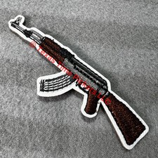 Russian Arsenal AK-47 Embroidered Iron On Patch Kalashnikov Soviet Rifle MSR