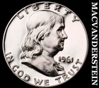 1961 Franklin Half Dollar- Silver Choice Gem Proof Luster No Reserve #i5677
