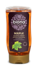 Biona Organic Maple Agave Syrup - Squeezy 350g-9 Pack