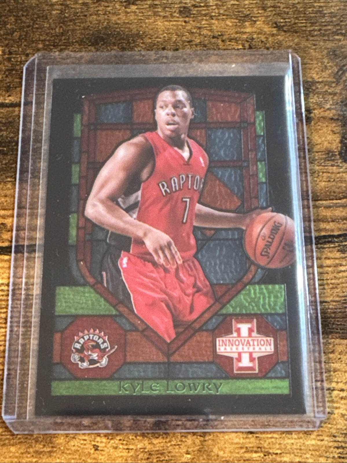 KYLE LOWRY Raptors 2013 Panini Innovation #9 STAINED GLASS $$ Insert Card RARE!