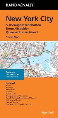 New York City 5 Boroughs Street Map, Rand McNally,