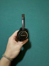 Sony Adjustable On-Ear Stereo Headphones Black tested Excellent Good  -25